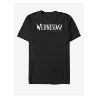 Černé unisex tričko MGM Wednesday Logo