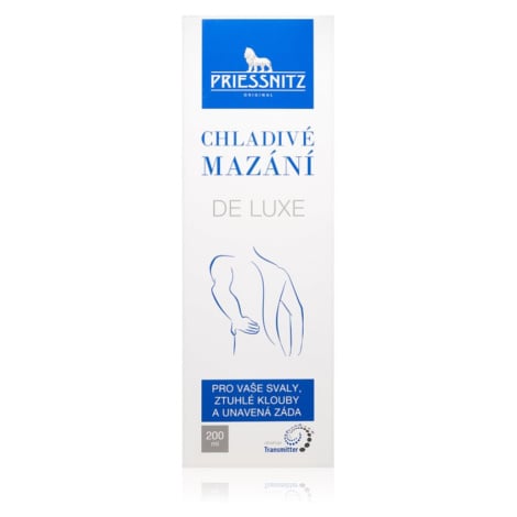 Priessnitz Cooling gel De Luxe chladivý masážní gel na svaly a klouby 200 ml