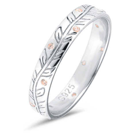 OLIVIE Stříbrný prsten LOUKA 7618
