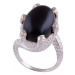 AutorskeSperky.com - Stříbrný prsten s onyxem - S242