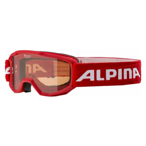 Alpina Piney Kid Ski Goggle Piney Red Lyžařské brýle