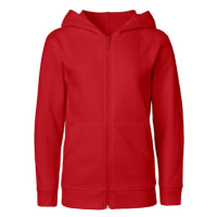 Neutral Dětská mikina na zip NE13301 Red