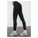 Trendyol Black Full Length Knitted Sports Tights with Pocket Detail