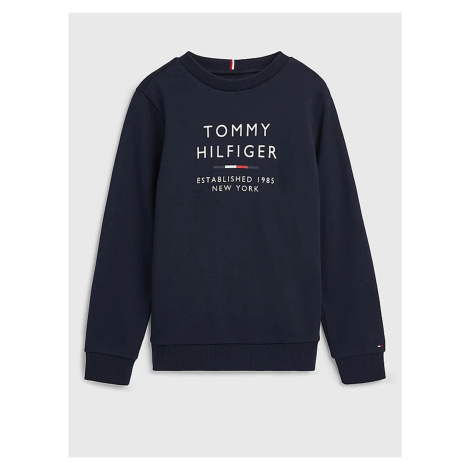 Tmavě modrá klučičí mikina Tommy Hilfiger - Kluci