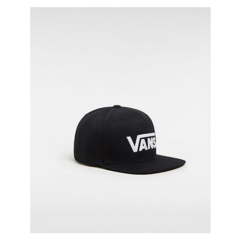 VANS Kids Drop V Snapback Hat Youth White, One Size