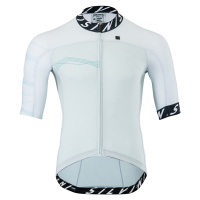 Pánský cyklistický dres Silvini Stelvio Light blue/black