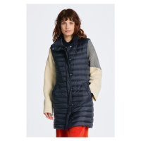 VESTA GANT LIGHT DOWN LONG VEST modrá