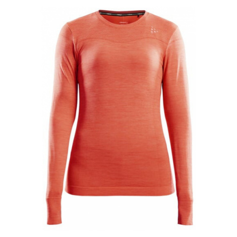 Dámské tričko CRAFT Fuseknit Comfort LS oranžová