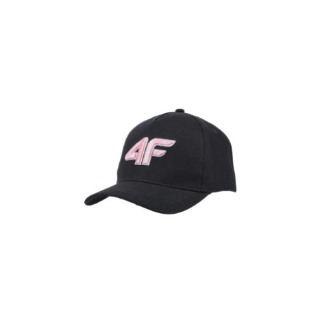 Dívčí kšiltovka 4F JUNIOR BASEBALL CAP-4FJWSS24ACABF246-21S-BLACK