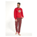 Pánské vánoční pyžamo Cornette 115/203 Červená