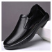 Nazouvací kožené boty pánské luxusní loafers