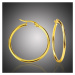 Victoria Filippi Stainless Steel Ocelové náušnice Noema Gold - kruhy, chirurgická ocel, průměr 6