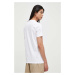 Bavlněné tričko PS Paul Smith bílá barva, s potiskem