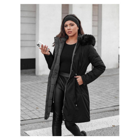 Černá oboustranná dámská bunda TY4587 DStreet