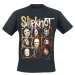 Slipknot The End, So Far Group Squares Tričko černá