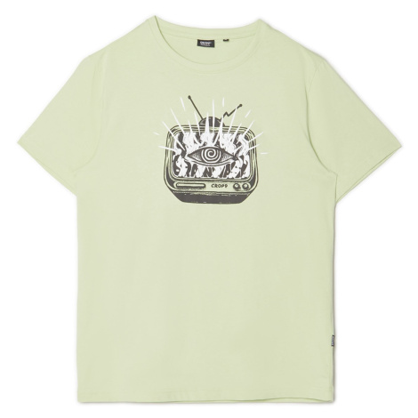 Cropp - Tričko s potiskem - Zelená