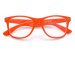 Sunmania Sunmania Oranžové čiré imidžové brýle Wayfarer 727585240
