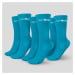 GymBeam Ponožky 3/4 Socks 3Pack Aquamarine