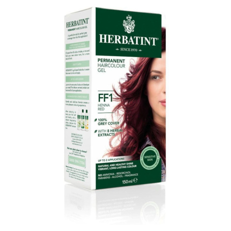HERBATINT Permanentní barva na vlasy červená henna FF1 150 ml