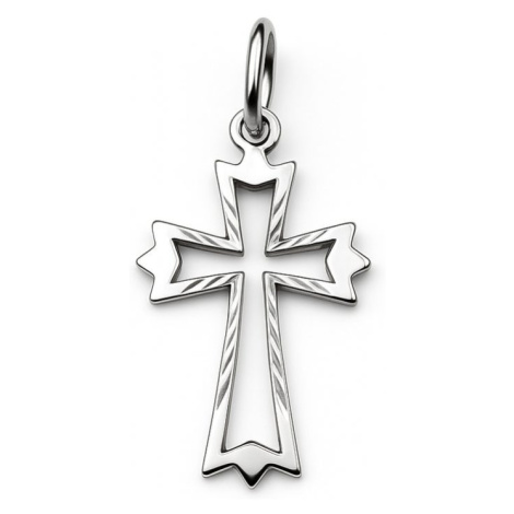 Stříbrný přívěs křížek VA-1044