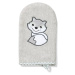 BabyOno Facecloth Bamboo mycí žínka Grey 1 ks