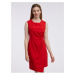 Červené dámské pouzdrové šaty ORSAY