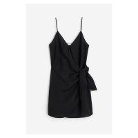 H & M - Zavinovací šaty - černá
