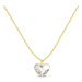 Náhrdelník čirý se Swarovski Elements Heart NG28086C Krystal S