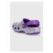 Dětské pantofle Crocs CLASSIC GLITTER CLOG fialová barva
