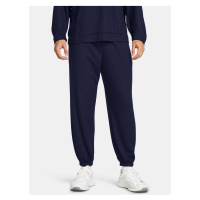 Tmavě modré sportovní tepláky Under Armour UA Rival Waffle Jogger