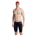 Závodní pánské plavky aquafeel jammer racing oxygen black/red
