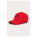 Čepice Armani Exchange červená barva, s aplikací, 954039 CC513 NOS