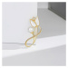 Éternelle Brož s perlou a zirkony Colette - tulipán B7145-LXT0381 Zlatá