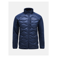 Bunda peak performance m helium down hybrid jacket blue shadow