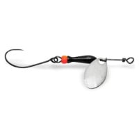 Jigovkycz třpytka classic barbless silver (black/orange) - 00