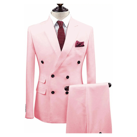Pánský společenský oblek s dvouřadým sakem SOLO FASHION