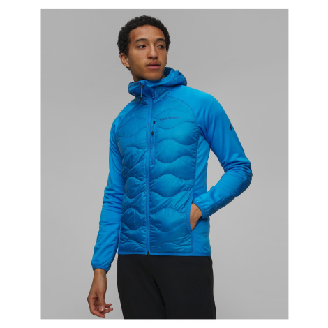 Modrá Pánská Bundomikina S Kapucou Peak Performance Helium Down Hybrid Hood