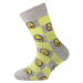 LASTING dětské merino ponožky TJE žluté