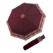 Doppler Fiber Mini Timeless - dámský skládací deštník, vínová, geometrický / abstraktní