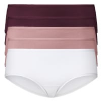 esmara® Dámské kalhotky, 5 kusů (bordó/růžová/bílá)