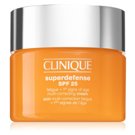 Clinique Superdefense™ SPF 25 Fatigue + 1st Signs Of Age Multi-Correcting Cream krém proti první