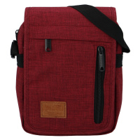 Unisex látková crossbody taška červená - New Rebels Rebelant