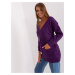 Dámký svetr AT SW 2241.36P tmavě fialová - Wool Fashion