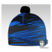 Chlapecká zimní funkční čepice Dráče - Flavio 082, černá/modrá Barva: Černá