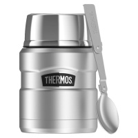 Thermos Termoska na jídlo se skládácí lžící a šálkem - nerez 470 ml