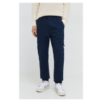 Kalhoty Tommy Jeans pánské, tmavomodrá barva, DM0DM18342