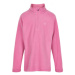 Dívčí lyžařská flísová mikina COLOR KIDS Fleece pulli, Solid-Fuchsia Pink