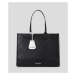 Kabelka karl lagerfeld k/skuare lg tote embossed černá