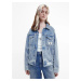 Calvin Klein dámská modrá džínová bunda