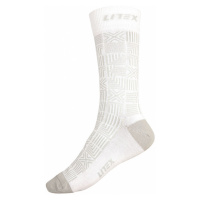 Litex Designové ponožky 9A005 Bílá